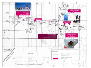 Zones d'exploration